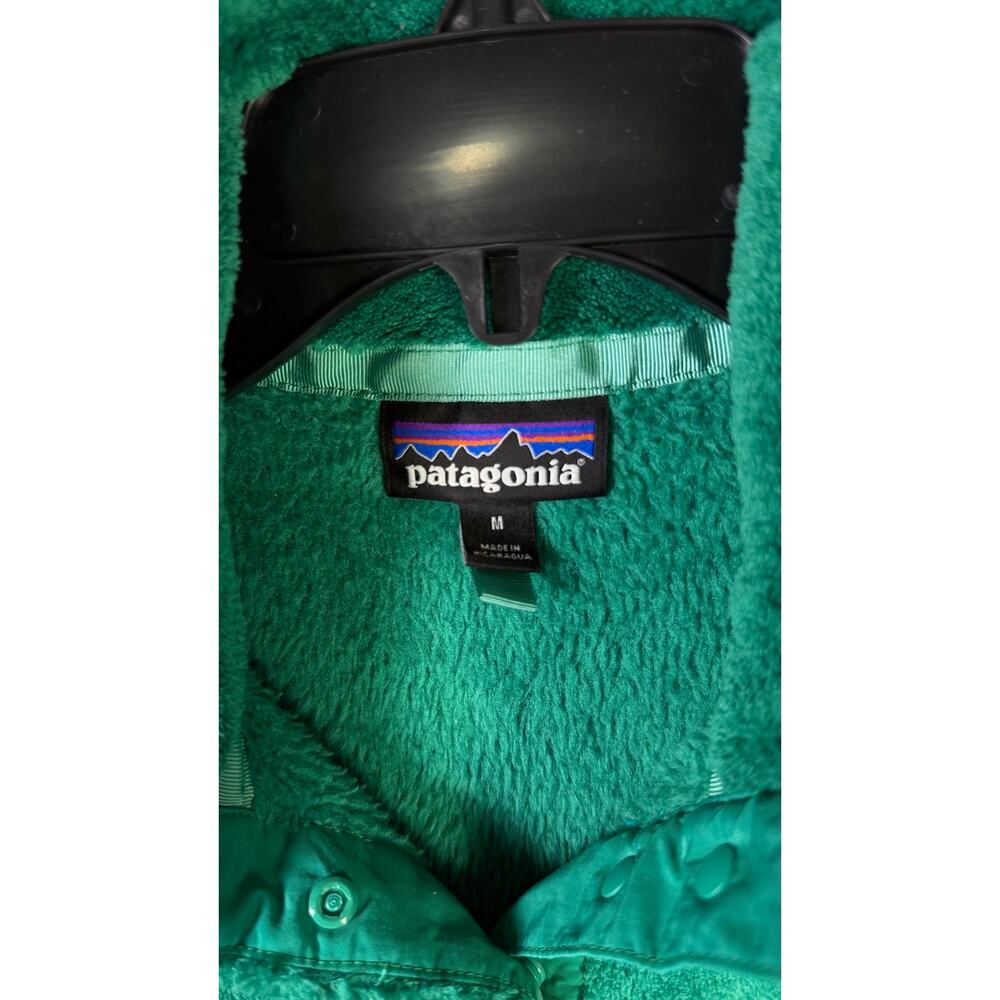 Patagonia Women’s Synchilla Snap-T Fleece Pullover Sz MTeal Green Polartec $139 - Picture 4 of 10